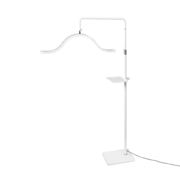 Cloud shaped cosmetic LED lamp with crystals - white