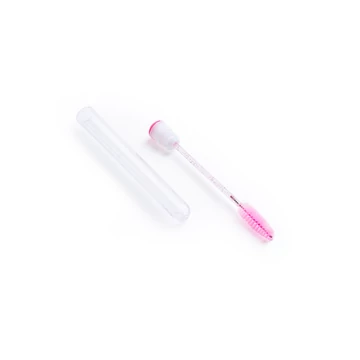 Mascara brush in a case