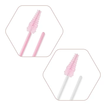 Drop-shaped mascara brush