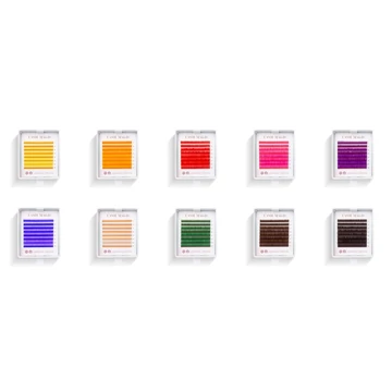 8 rows colorful "classic" eyelash 0.10