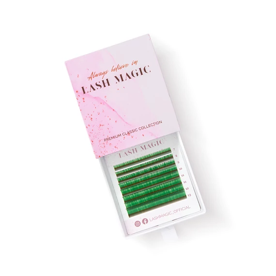 8 rows colorful "classic" eyelash 0.10